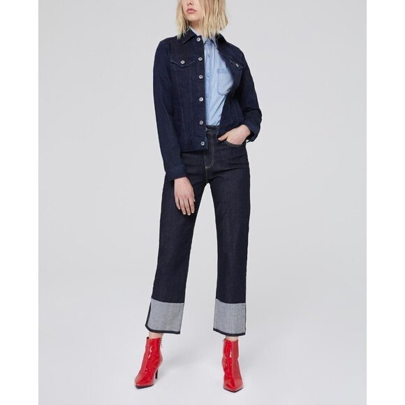 AG Adriano Goldschmeid Denim - AG Adriano Goldschmeid The Rhett High Waisted Straight Leg‎ Jeans